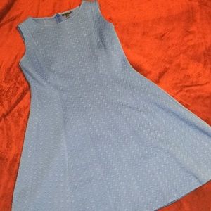 The Limited blue sleeveless A-line dress, L